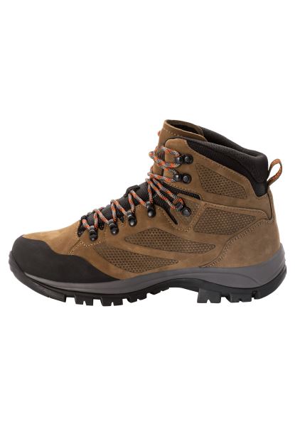Rebellion Texapore Mid M Bruin-rood Merk Jack Wolfskin