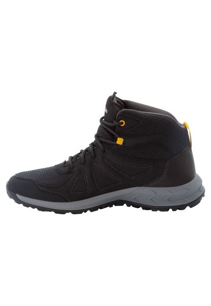 Forest 2 Texapore Mid M Originele Zwart-potige Gele Xt Jack Wolfskin