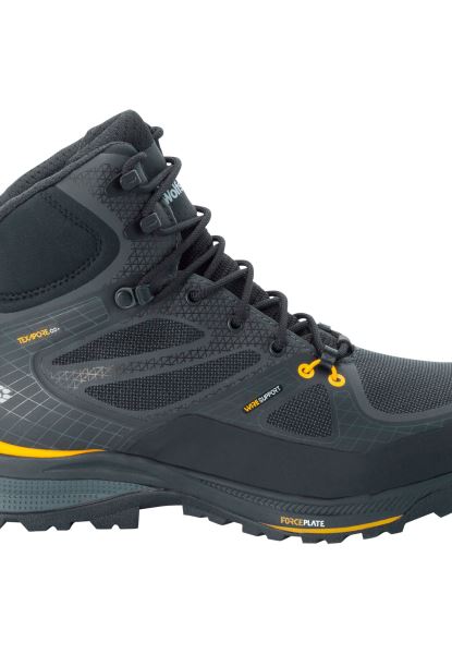 Jack Wolfskin Zwarte Force Trekker Texapore Mid M Collecties
