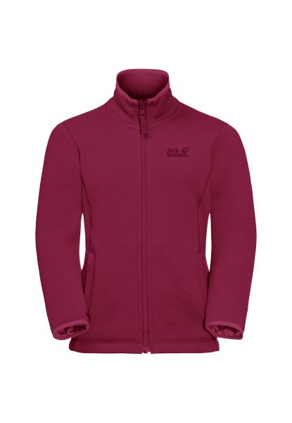 G Elk Island 3in1 Parka Jack Wolfskin Dark Ruby ​​collectie