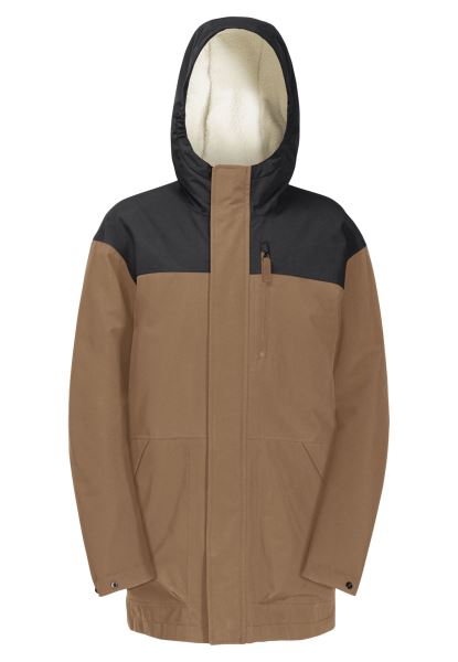 Jack Wolfskin Collectie Walnootbruin Spirit 2l Ins Parka B