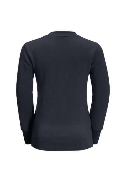 Collecties Essential K Jack Wolfskin Nachtblauw Met Ronde Hals