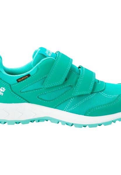 Oorsprong Jack Wolfskin Woodland Texapore Laag Vc K Lichtgroen-groen