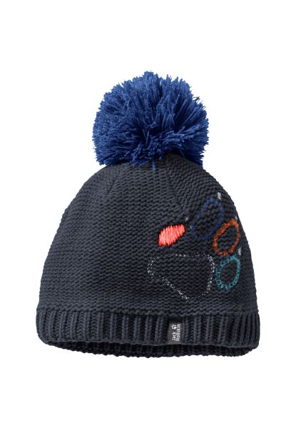 Fashion Jack Wolfskin Nachtblauwe Poot Gebreide Muts Kinderen