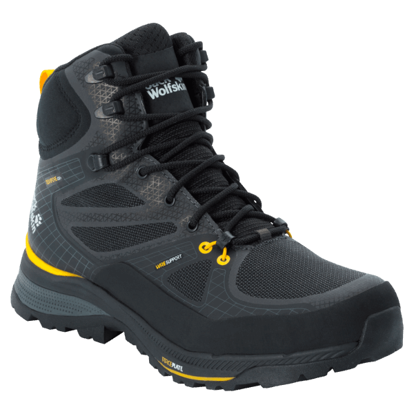 Zwarte Collectie Heren Force Trekker Texapore Mid Jack Wolfskin