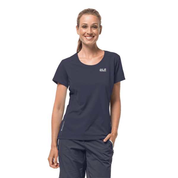 Jack Wolfskin Collectie Damessmalt T Grafiet