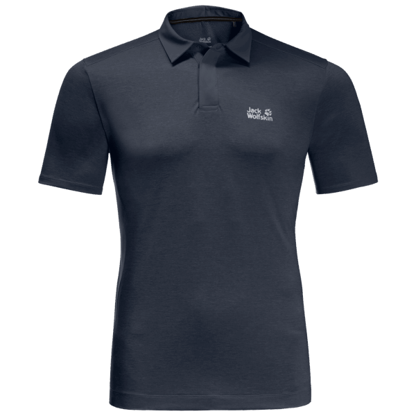 Nachtblauwe Heren Pack & Go Polocollectie Jack Wolfskin