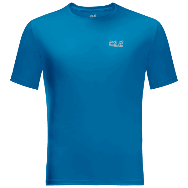 Jack Wolfskin Fashion Heren Tech T Blauw Pacific