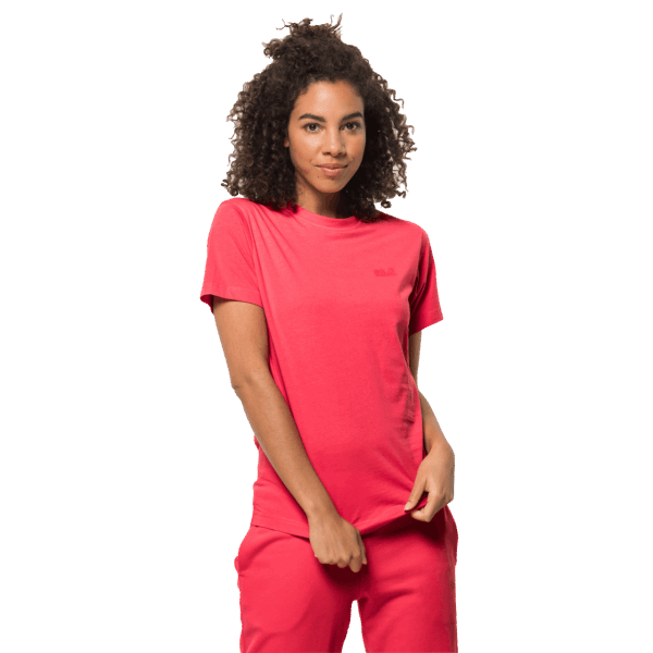 Tulp Rood Merk Dames Essential T Jack Wolfskin