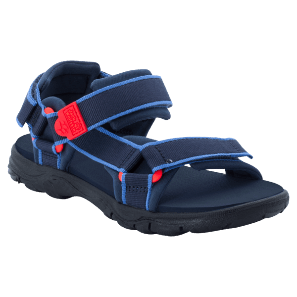 Zeven Zeeën 3 K Jack Wolfskin Blauw-rood Heet