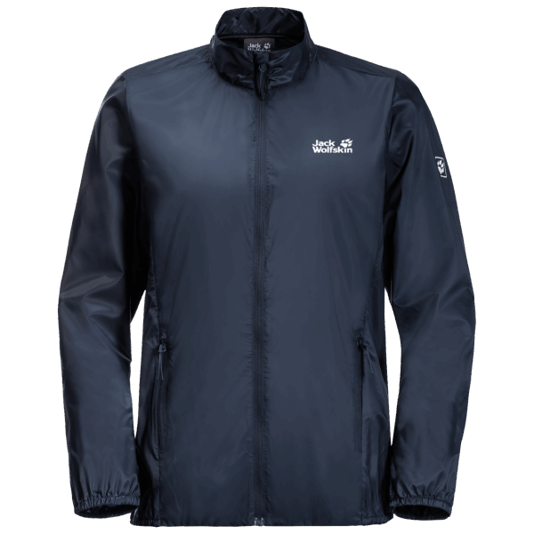 Collections Jack Wolfskin Dames Pack & Go Windshell Nachtblauw