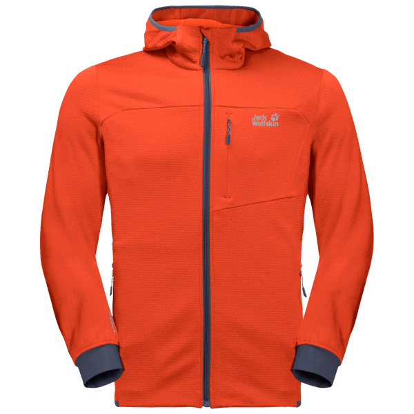Heren Hydro Grid Fleece Wild Brier Fashion Jack Wolfskin