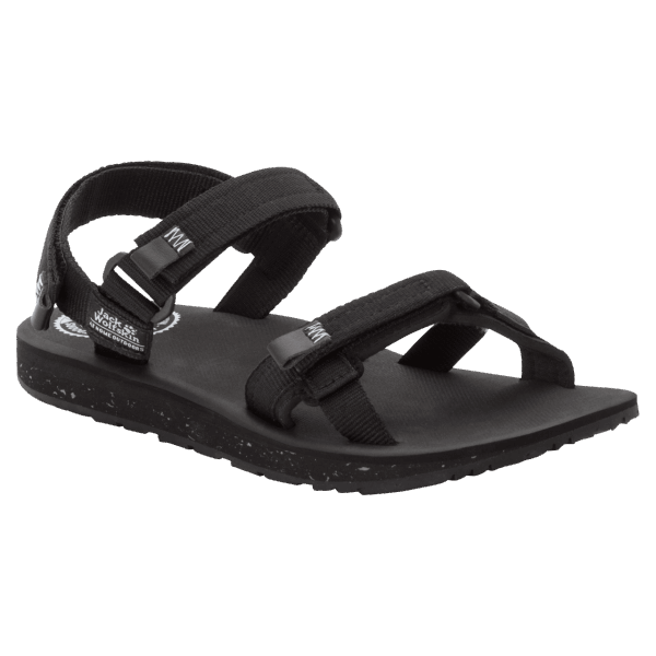 Brands Jack Wolfskin Zwart-lichtgrijze Outfresh Damessandaal