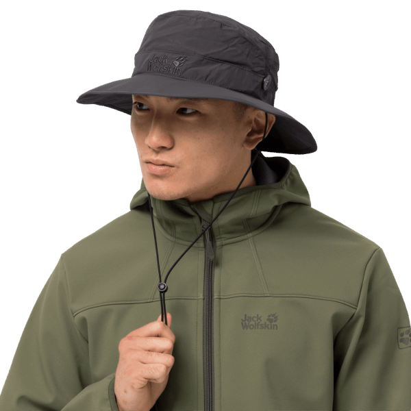 Collectie Supplex Mesh Hoed Dark Steel Jack Wolfskin