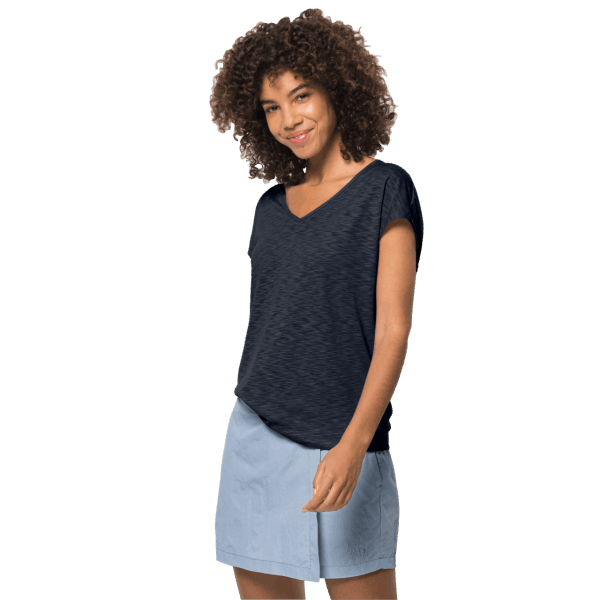 Collectie Jack Wolfskin Dames Travel T Nachtblauw