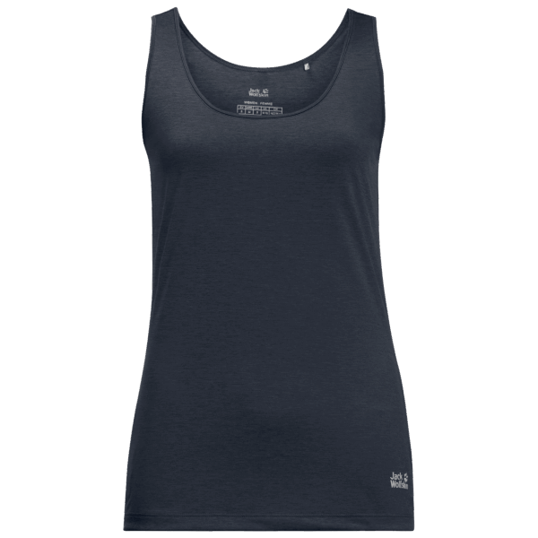 Dames Pack & Go Tank Nachtblauw Origineel Jack Wolfskin