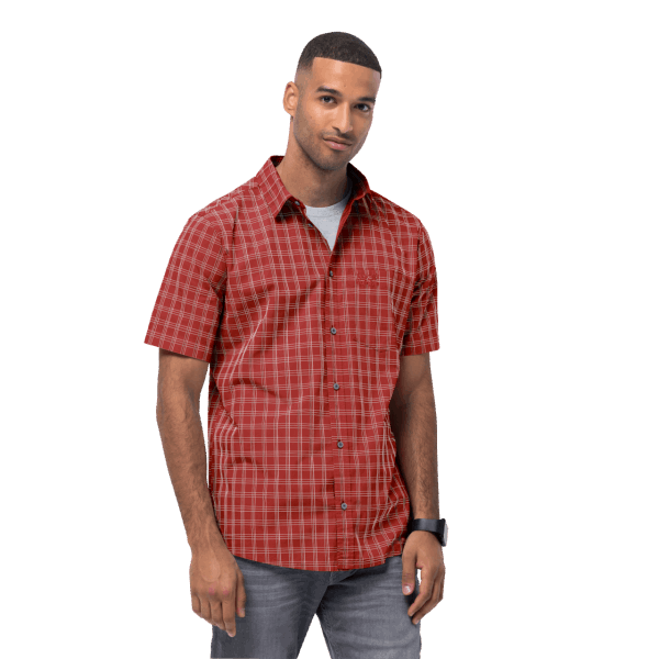 Mexican Pepper Checks Origin Jack Wolfskin Warmwaterbronnenoverhemd Voor Heren