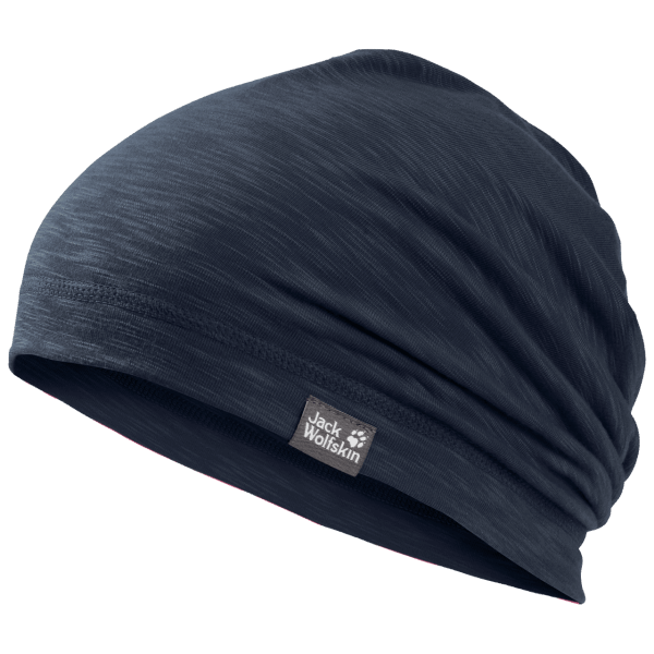 Nachtblauwe Nieuwe Reisbeanie Voor Kinderen Jack Wolfskin