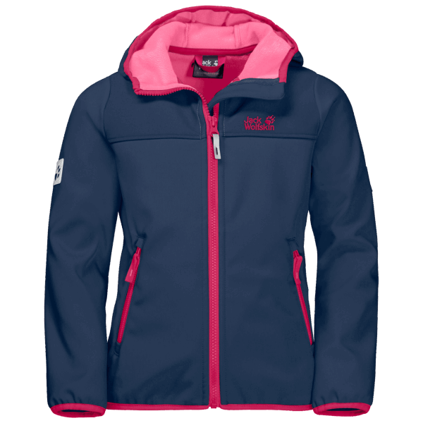 Donker Indigo Vierwindsjack Voor Kinderen Origineel Jack Wolfskin