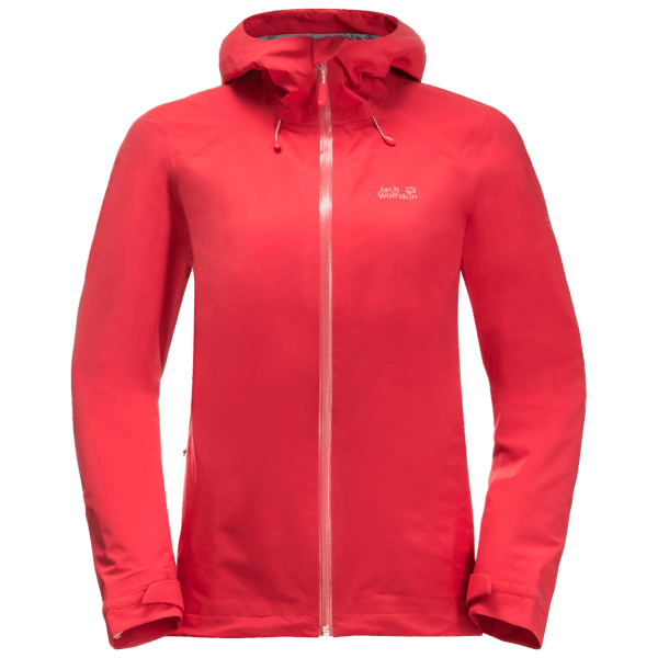 Damesjack Met Hoogste Piek Originele Tulp Rode Jack Wolfskin