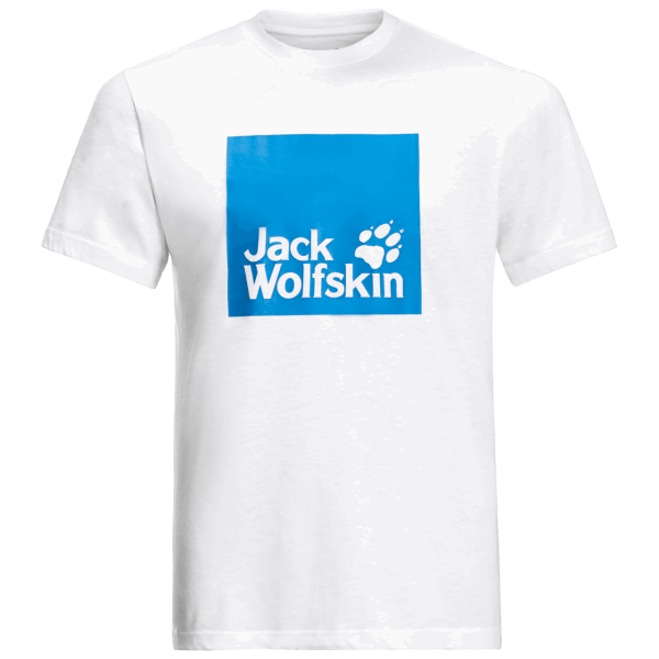 White Rush Mannen Oceaan Logo T Jack Wolfskin Mode