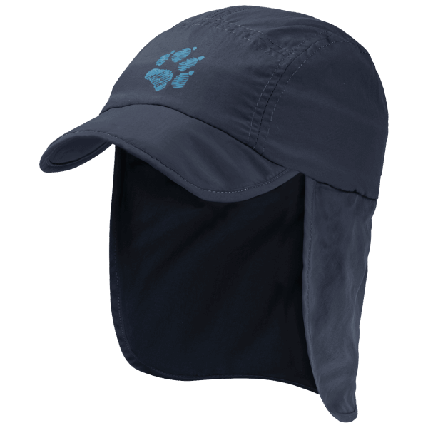 Nachtblauwe Jack Wolfskin Originele Supplex Canyon Pet Voor Kinderen