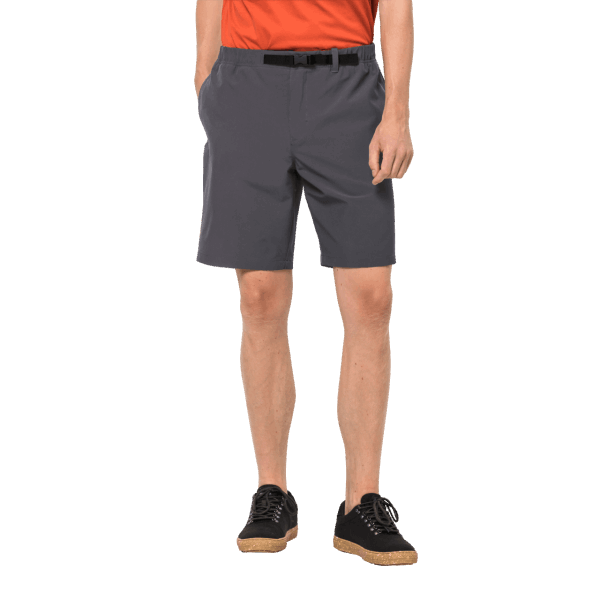 Heren Zomer Lifestyle Shorts Asfalt Originele Jack Wolfskin