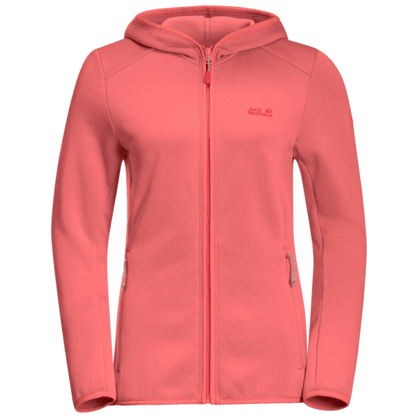 Dames Turbulence Fleece Desert Rose Jack Wolfskin Merk