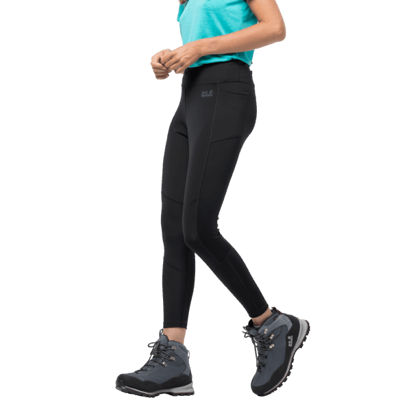 Jack Wolfskin Zwarte Dames Hike Lite Tight Origin