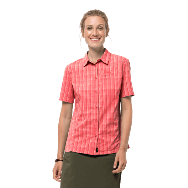 Mode Centaura Dameshemd Desert Rose Ruiten Jack Wolfskin