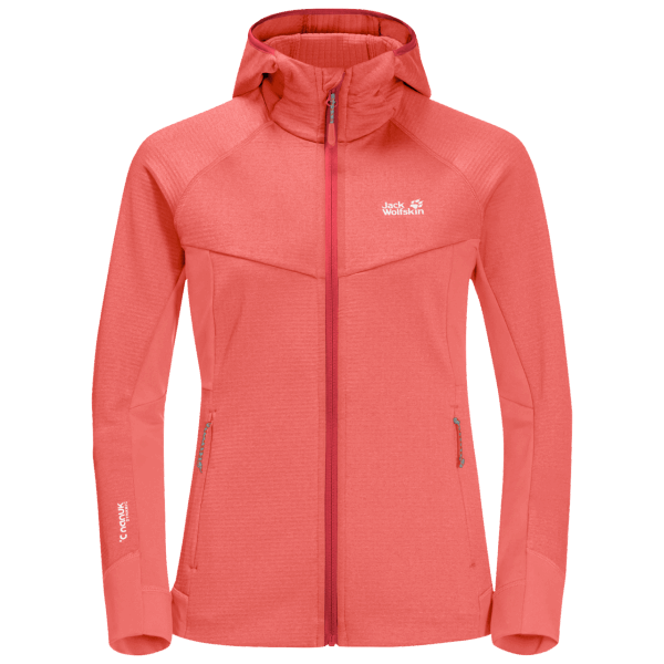 Hydro Grid Fleece Voor Dames Desert Rose Origin Jack Wolfskin