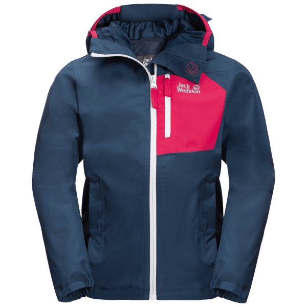 Merk Dark Indigo Active Wandeljack Voor Kinderen Jack Wolfskin