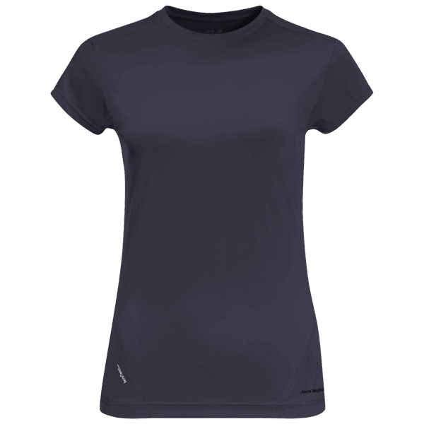 Collectie Tasman Dames Jack Met Korte Mouwen, Grafiet, Wolfskin