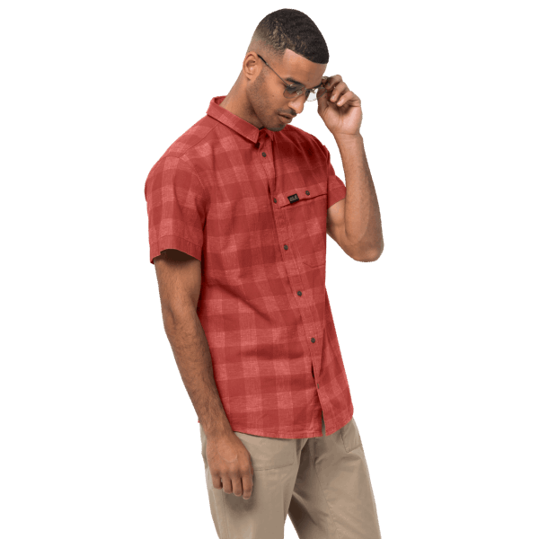 Jack Wolfskin Mexicaanse Peper Controleert Hot Hooglandenoverhemd Voor Mannen