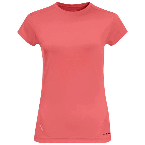 Origin Jack Wolfskin Dames Tasman Korte Mouw Desert Rose