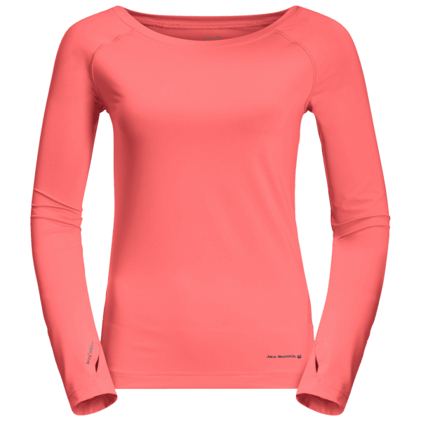 Desert Rose Hot Tasman L/s Jack Wolfskin Voor Dames