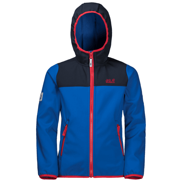 Kustblauw Vierwindsjack Voor Kinderen Jack Wolfskin-merken