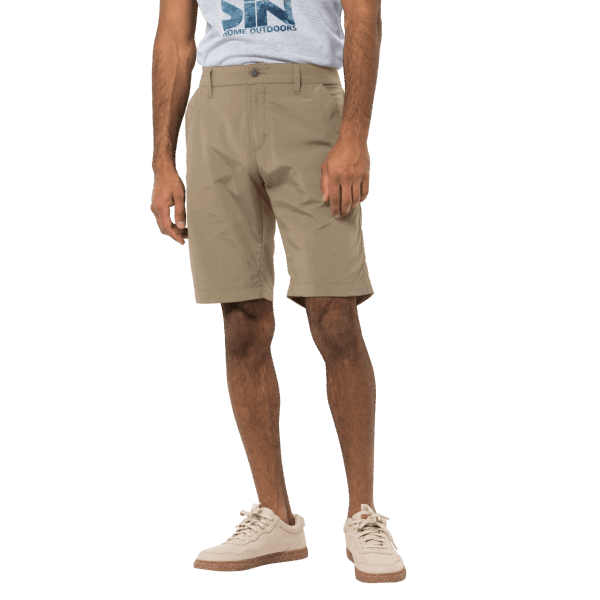 Beste Heren Desert Valley Short Jack Wolfskin Sand Dun