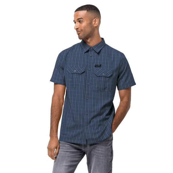 Collectie Ocean Wave Geruit Heren Thompson Overhemd Jack Wolfskin