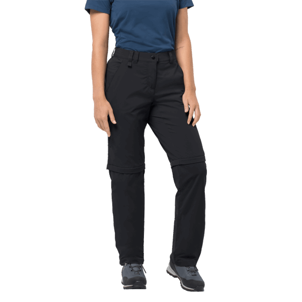 Jack Wolfskin Origin Black Dames Active Light Zip Off