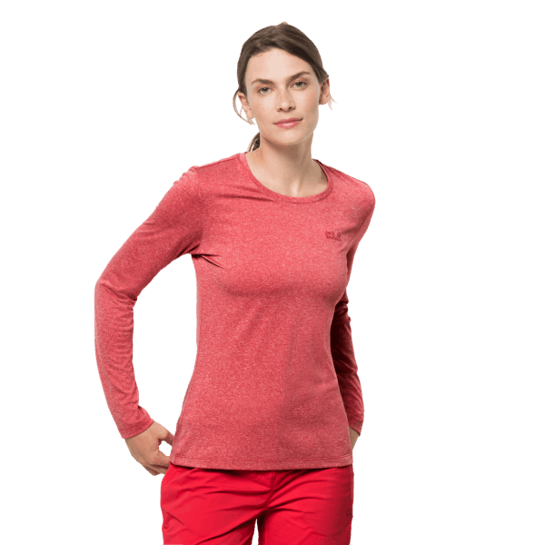 Sky Thermal Ls T Origins Koraalrood Jack Wolfskin Voor Dames
