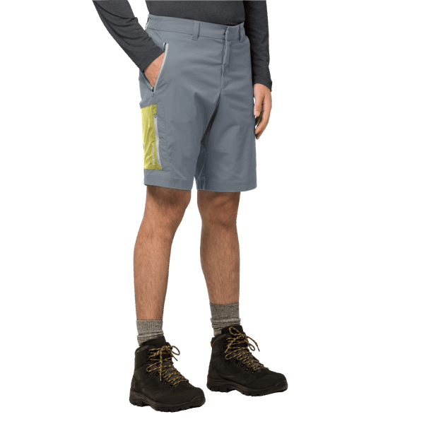 Heren Overland Short Storm Grey New Jack Wolfskin