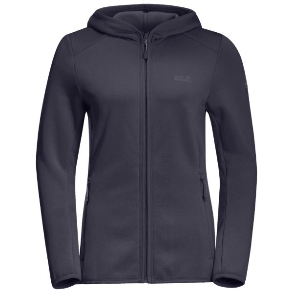 Damesjack Van Turbulentiefleece Wolfskin Origins Grafiet