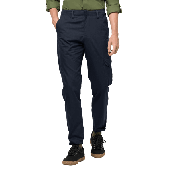 Heren Tripbroek Aan Het Meer Jack Wolfskin Merk Night Blue