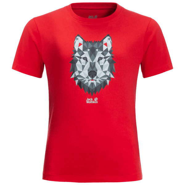 Jack Wolfskin Beste Kindermerk Wolf T Peak Rood