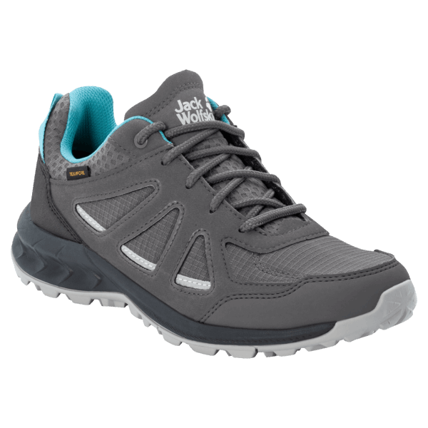 Origins Grijs-lichtblauwe Dames Bos 2 Texapore Low Jack Wolfskin