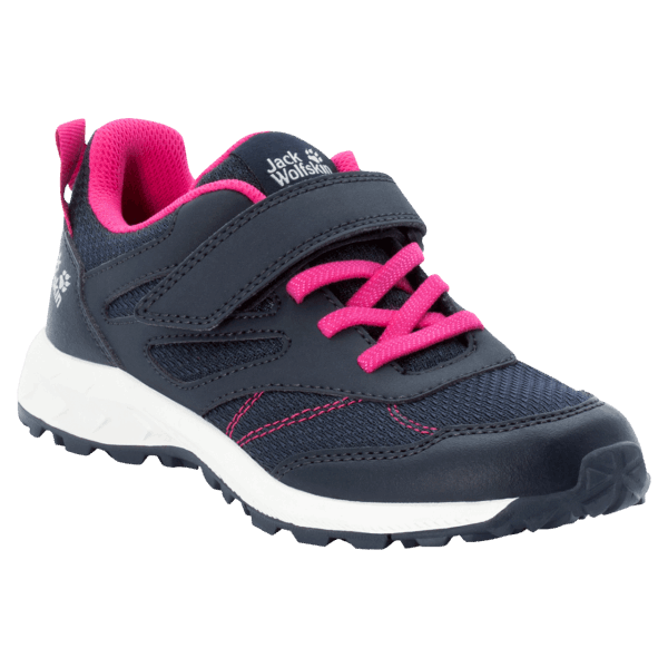 Blauw-roze Jack Wolfskin Best Kid's Woodland Low Vc