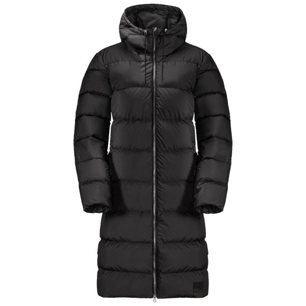 Jack Wolfskin Collections Zwarte Bevroren Paleisjas Voor Dames