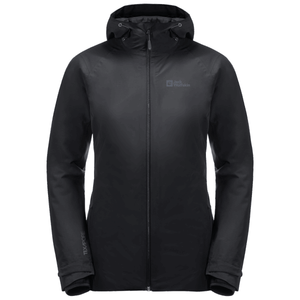 Zwarte Dames Glaabach 3in1 Jas New Jack Wolfskin