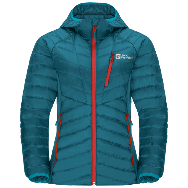 Blauw Koraal Dames Routeburn Pro Geïsoleerd Jack Jack Wolfskin Fashion